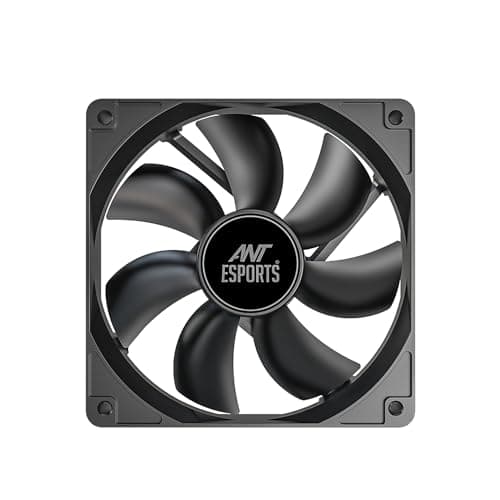 Ant Esports Carbonflow 120mm Case Fan - Black, High Static Pressure, PWM Control, 1300 RPM, 40.0 CFM Airflow 2
