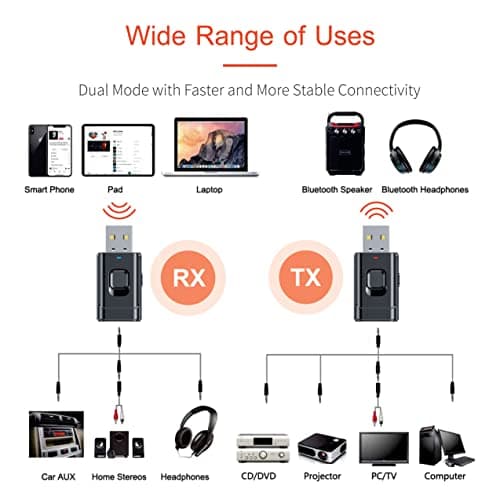 TANTRA BlueMe Bluetooth Receiver for Car Transmitter for TV Wireless Adapter Bluetooth Dongle Car Bluetooth Device 3