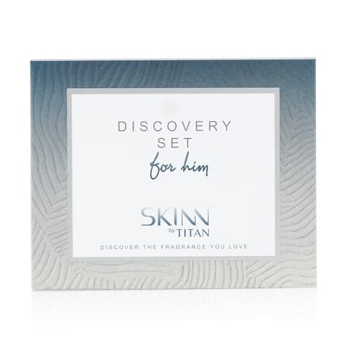 Skinn By Titan |Discovery Kit of Raw, Steele, Verge, Country Road, Amalfi Bleu (2 ml x 5) | Perfume For Man| Gift Set For Men |Long Lasting Fragrances | Fresh, Woody, Spicy |Eau De Parfum 2