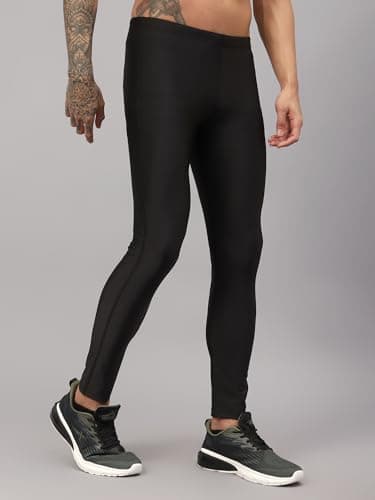 Vector X COMBAT-002 Men's Compression Pant|Legging|Full Length Bottom Tights|Lower For Gym Sports Workout, Running, Swimming, Cycling, Yoga|Base Layer Quick Dry Moisture-Wicking Active Wear(XXL) Black 5