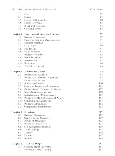 C PROGRAMMING LANGUAGE, 2ND EDN 4