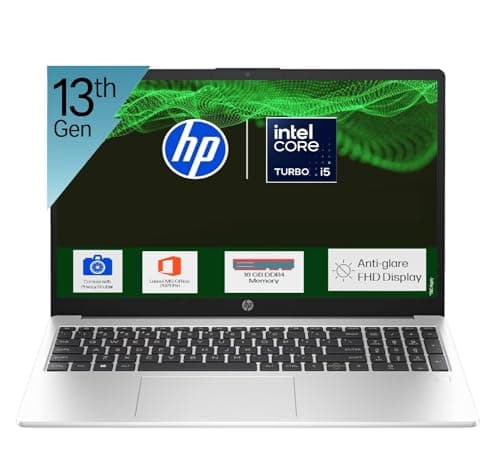 HP Professional 14, 13th Gen Intel Core i5-1334U Turbo Boost, 16GB DDR4, 512GB SSD, Win 11 Pro, MSO 21 Pro, Silver Gray, 1.49kg, 14 inch Laptop, UHD Graphics, Backlit KB