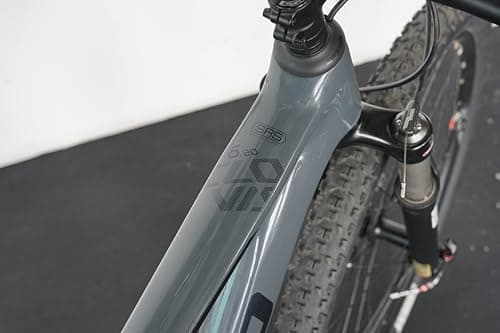 United Clovis 6.2 29T Adult Mountain Bike with 1x12 Shimano Deore Drivetrain, SR Suntour XCR 32 Boost Suspension Fork, Shimano MT201 Hydraulic Disc Brakes (Grey Blue) 5