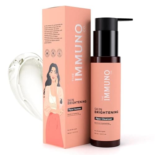 Ayurvedic Face Cleanser 100 ml | Aloe Vera Gentle & Hydrating Face Wash | Skin Brightening Cleanser for Dry, Sensitive, Oily & Acne-Prone Skin | Men & Women