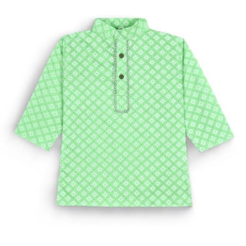 LA Petite© Baby Ethnic Dress | Traditional dhoti kurta |Festival annaprashan Wedding Dress (5-6 Years, Green) 2