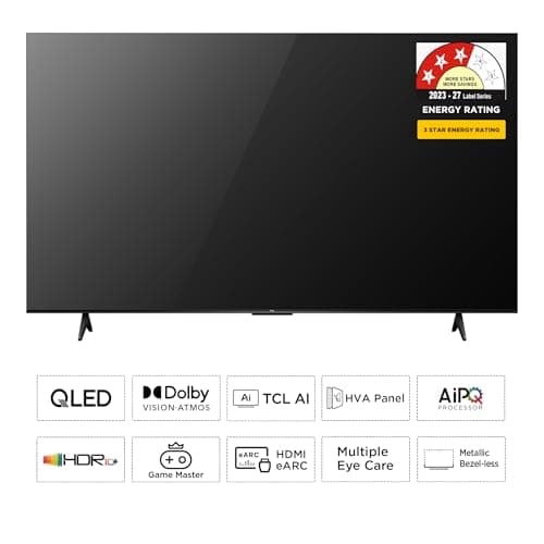 TCL 165 cm (65 inches) 4K UHD Smart QLED Google TV 65T6D 2