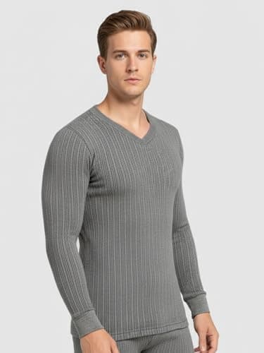 Lux Cozi HEATEK Charcoal Melange Thermal Top_HEATEK_333_FSV_CM_105_1PC 5