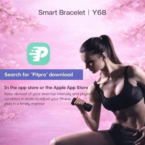 MARVIK Smart Watch for Kids, Men, Boys, Girls, and Women, D20 Plus 2025, Latest for Android and iOS Phones, IP68 Waterproof with Daily Activity Tracker, Heart Rate Sensor, Sleep Monitor Watch - Pink 5