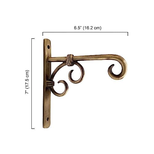 Amazon Brand - Umi Brass Wall Lantern Diya Hanger | Versatile Hanging Decor for your Home and Garden 4