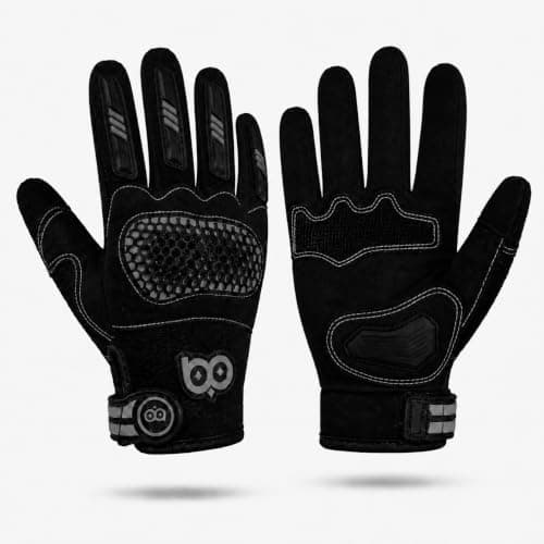 BADOWL Hexa Bike Riding Gloves – Full Knuckle Protection, Anti-Slip