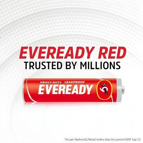 Eveready Carbon Zinc AAA Batteries | Pack of 24 | 1.5 Volt | Highly Durable & Leak Proof | AAA Battery for Household and Office Devices (AAA) 2