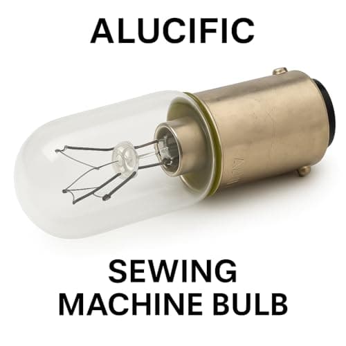 ALUCIFIC Sewing Machine Bulbs (Pack of 1) – Perfect Fit for Usha Janome | Premium Warm Light | Long-Lasting | Made in India | High Brightness | No Warranty 2