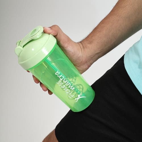 Fitness Mantra® 700ml Classic Shaker Bottle for Men & Women [Capacity 700 ml (Lime, 700ml) 2