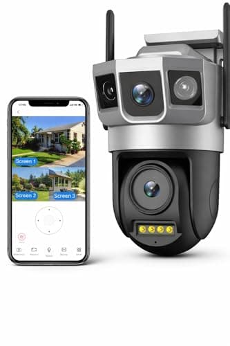 Dr Vision 3MP WiFi Light Bulb Camera for Home Indoor | 360° V (New Dual Lens PTZ)