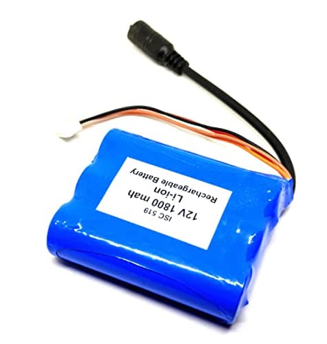 INVENTO 1Pcs 11.1V - 12V 1800mAh 55x65x18mm Lithium ion Li-ion 3.7V x 3 Cell Rechargeable battery Pack For DIY 2