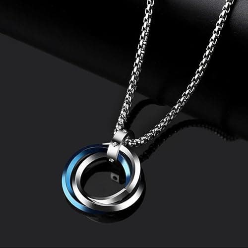 MIAMI Anti Tarnish Stainless Steel Rocky Locket Neck Chain for Man | Stylish Pendant for men Necklace | Jewellery Accessories for Boys | Jewelry | Gifts for Boyfriend & Husband | Valentine Gift -28 4