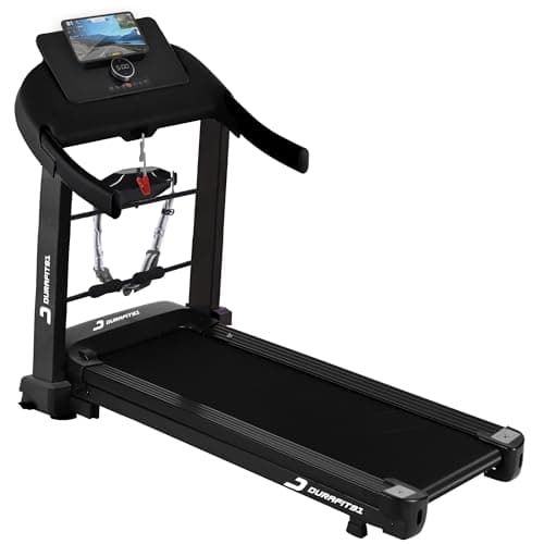 Durafit91™ Spark Multifunction 4.5 HP Peak BLDC Motorized Treadmill | 16 Km/Hr Max Speed | 120 Kg User Weight | Manual Foldable | Home Use