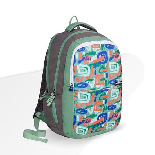 Provogue Vortex EasyGo Laptop Backpack 33L - School Bag for Girls & Boys with 3 large compartments | With Organiser, Bottle Holder & Laptop Compartment, Green 2