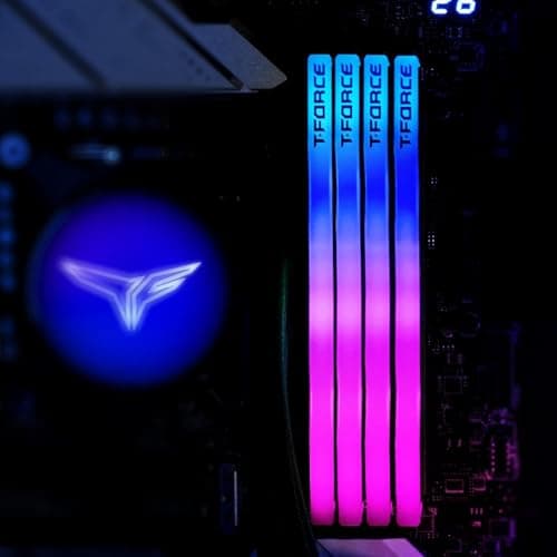 TeamGroup T-Force Delta RGB 2x32GB 6400MHz (6400MT/s) CL40 White 64GB DDR5 RAM Kit, Desktop Gaming Memory, Metal Heatsink, ARGB Sync, ECC, XMP 3.0/Expo, for Intel/AMD CPU - FF4D564G6400HC40BDC01 4