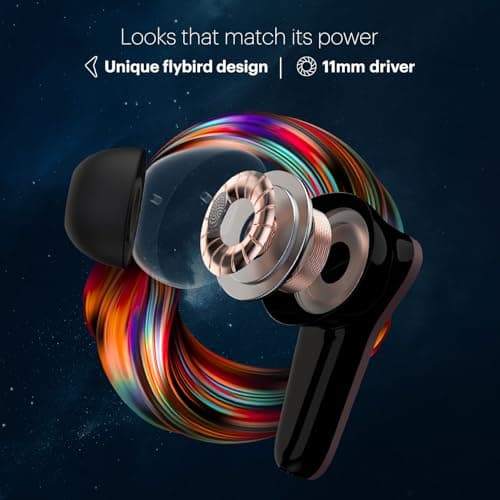 Noise Buds VS102 Plus Wireless Earbuds, Bluetooth Earbuds with 70H Playtime, Quad Mic ENC for Clear Calls, 11mm Drivers, Deep Bass, Instacharge, Bluetooth v5.3 (Deep Wine) 5