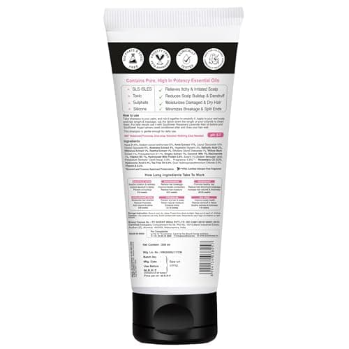 Soulflower Rosemary Shampoo For Hair Growth, Anti Hair Fall, Stronger, Shiny & Long Hair & Healthy Scalp WIth Tea Tree, Pro Vitamin B5 | Men & Women | 200 ml 2