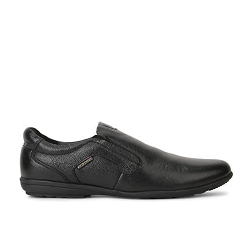 Red Chief Genuine Leather Formal Slip-On Shoes for Men | Elegant & Comfortable Office Wear | Black | RC3512 4