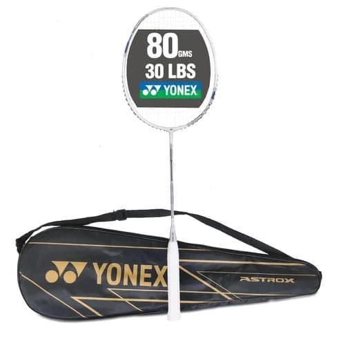 YONEX Astrox Attack 9 Badminton, Pearl White, 80 Grams, Made in India