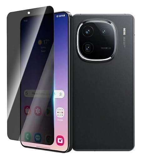 MOBIKTC Front Screen Protector Privacy Tempered Glass For iQOO 12 5G (Anti Spy Glass) Pack Of 1-Black