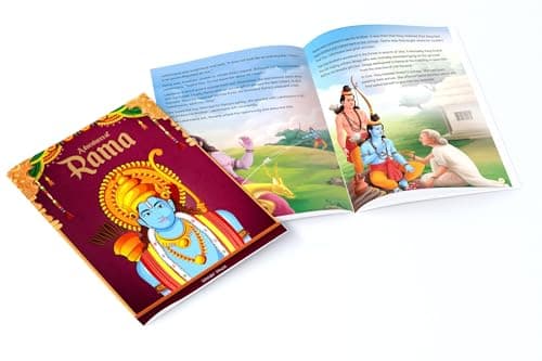 Children's First Mythology Stories (Illustrated) - Pack of 5 books (Ram, Shiva, Hanuman, Ganesha, Vishnu) - Storybook for Kids - Folklore - Traditional Values - 6 years to 10 years 4