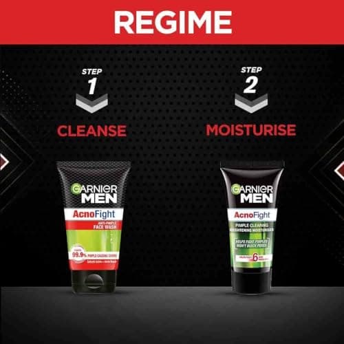 Garnier Men Acno Fight Moisturiser Cream 20g + Garnier Men Acno Fight Anti Pimple Face Wash 100g (2 ITEM IN SET) 5