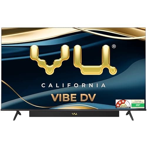 Vu 164cm (65 inches) Vibe Series 4K QLED Smart Google TV 65VIBE-DV