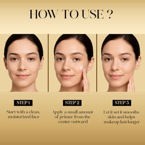 Glam21 Poreless & Smooth Primer | Skin-Hydrating Poreless Primer With Natural Glow Finish For Face Makeup | Blends seamlessly | Lightweight texture| 30ml 4