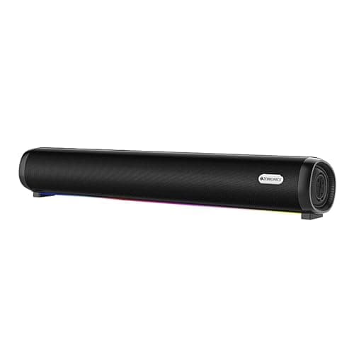 Zebronics Wireless Bluetooth Soundbar, 42 Watts, Upto 7h Playback, Dual 57mm Drivers, Dual Passive Radiators, TWS, Call Function, Type-C Charging, USB, AUX (Vita Bar 301)