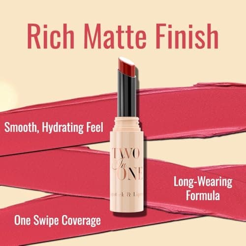 Character Two in One Lipstick & Lipcare | Intense Matte Color + Nourishing Lip Balm | Long-Lasting, Waterproof, Hydrating Formula with Beeswax | Smooth & Soft Lips All Day (CTO104, 2g) 5