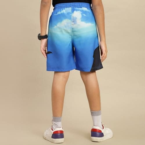 Kidsville Official One Piece Character Luffy Printed Swim Board Shorts for Boys Multicolour 2