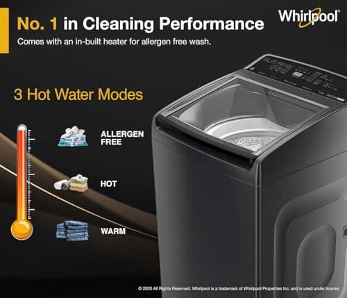 Whirlpool 7.0 Kg 5 Star StainWash Magic Clean Pro Fully Automatic Top Load Washing Machine (MAGIC CLEAN PRO SW 7.0 (H) GREY 10YMW with In-Built Heater) 4