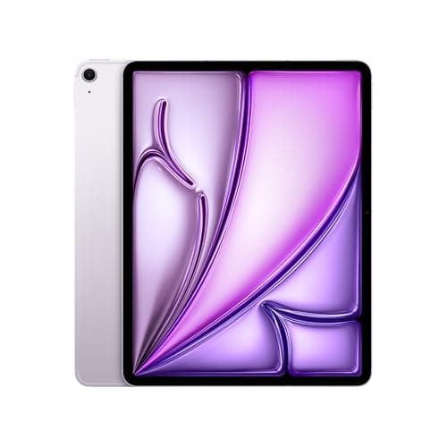 Apple iPad Air 13″ with M3 chip: Built for Apple Intelligence, Liquid Retina Display, 1TB, 12MP Front/Back Camera, Wi-Fi 6E + 5G Cellular, Touch ID, All-Day Battery Life — Purple