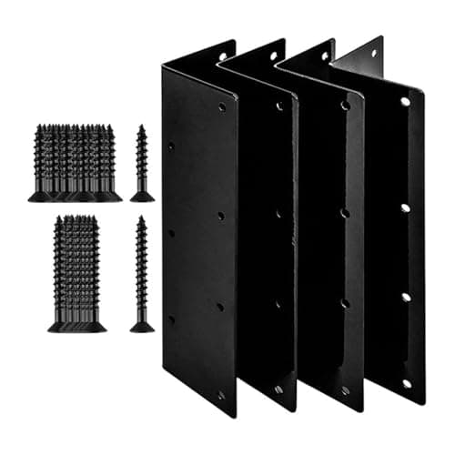ATORSE Raised Garden Bed Corner Brackets for Vegetable Planter Garden 4 Pieces