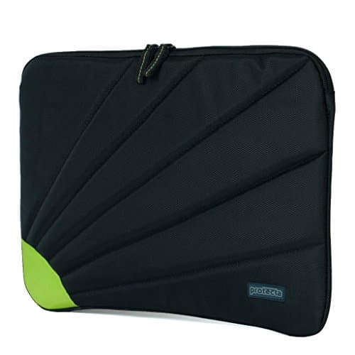 Protecta Rays Laptop Sleeve for 15.6 Inches (Black & Green)