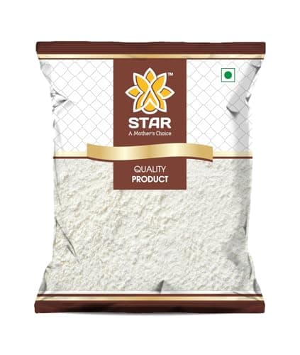 STAR A Mother's Choice Rice Atta – Gluten-Free Rice Flour for Cooking & Baking | Fine Ground, Easy to Digest, Ideal for Rotis, Idiyappam & Snacks (1 Kg)