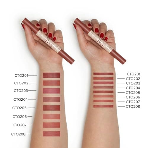 Character Two in One Lipstick & Lipliner | Intense Pigment, Plush Matte Finish, Long-Lasting & Smudge-Proof | Enriched with Vitamin E & Squalane for Nourished, Hydrated Lips (CTO203, 1.6g) 3