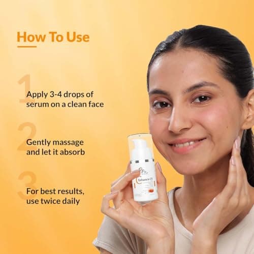 Fixderma 25% Vitamin C Serum for Face, C" Enhance for Glowing Skin, Anti Aging Face Serum for Unisex Reduces Fine Lines, Wrinkles & Age Spots, Skin Brightening & Lightening for Face, 15ml 5