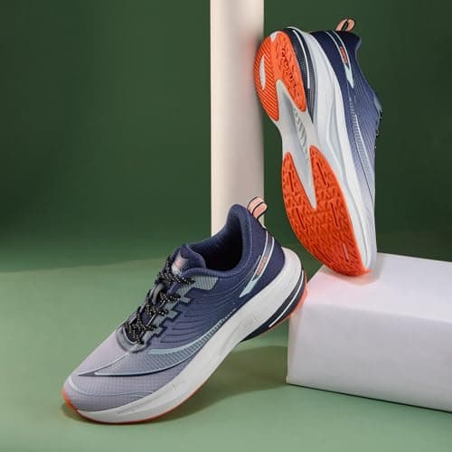 Campus Men's DRIVO L.Gry/Navy Running Shoes - 8UK India 1 Pair 2