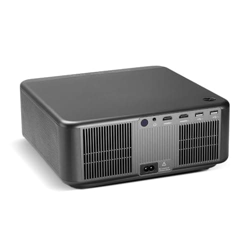 Prime Gold Luxe Vision 2 Pro AI 4K Ultra HD QLED Projector | 20000 Lumens Brightness | Auto Focus, 6D Keystone | 3GB RAM 32GB ROM | WiFi 6, Bluetooth 5.3, HDMI ARC | Home Theater & Office 3