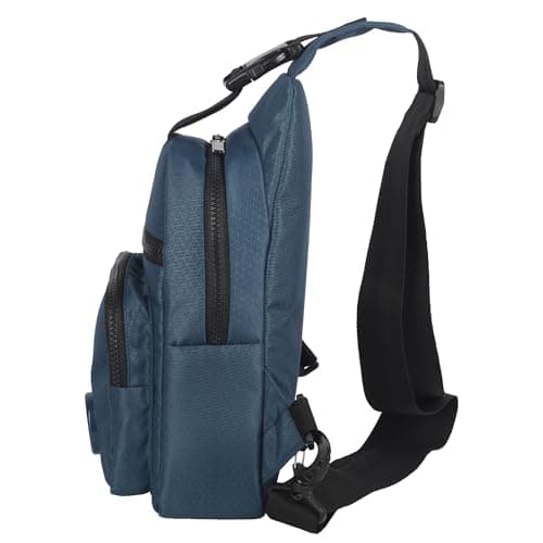 Arctic Fox Crossbody25 Dark Denim Cross body Bag with Adjustable Strap for Men & Women 5