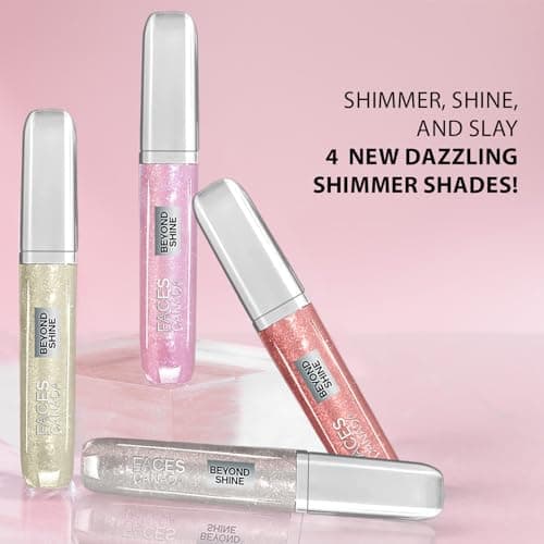 FACESCANADA Beyond Shine Lip Gloss - Gleam Dream 11, 3.8ml | Lightweight Non-Sticky Luxurious Texture For Glossy Lips | Shimmer Finish | Instant Shine | Fuller, Supple & Plump Lips | 24HR Hydration 3