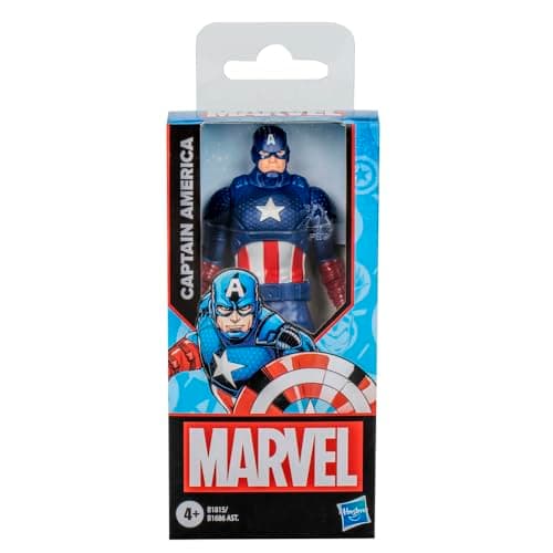 Marvel Captain America Action Figure, 6-Inch, Super Hero Toys and Figures for Kids Ages 4+ 3