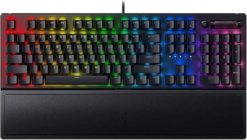 Razer BlackWidow V3 - Black - Mechanical Gaming Keyboard with Razer Chroma RGB - Green Switch - RZ03-03540100-R3M1