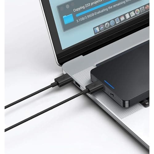 JGD PRODUCTS USB 2.0 Male to Male Cable - Data Transfer for Hard Drive, Laptop, DVD Player, USB Hub, Monitor, Camera, Set Top Box (Black) 4