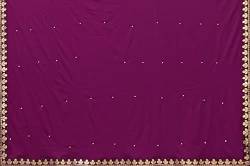 Yashika Women's Lycra Blend Saree (AARIYA Purple 5